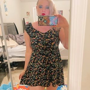 Gorgeous high low floral summer dress size LG 11-13